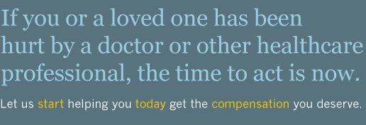 Gastric bypass malpractice lawyers, failure to diagnose cervical cancer malpractice / misread Pap smear Test attorney, birth injury/ cerebral palsy lawyers, and all types of medical and surgical malpractice.